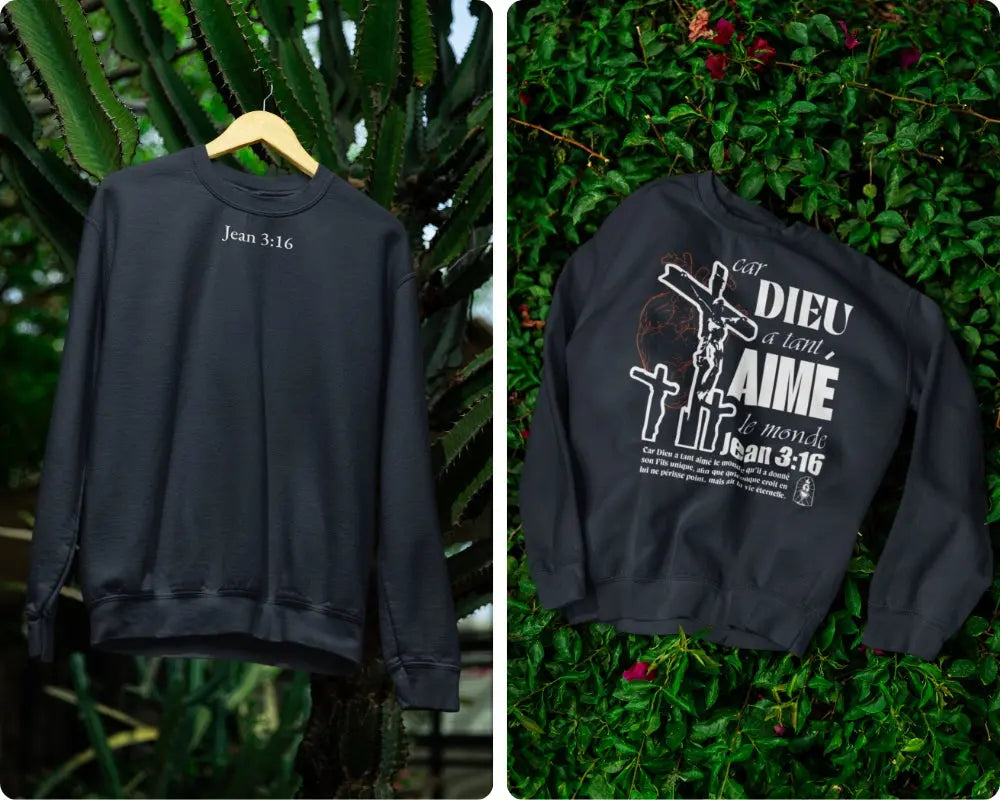 Sweatshirt Jean 3:16 Le 14e Apôtre